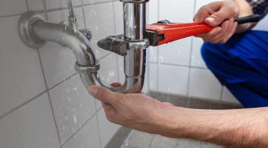Indoor tankless water heater installation in Moore, MT